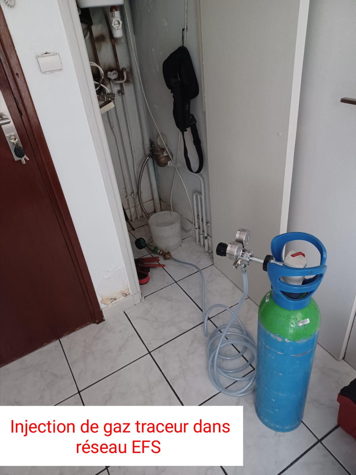 Injection de gaz traceur dans le réseau EFS